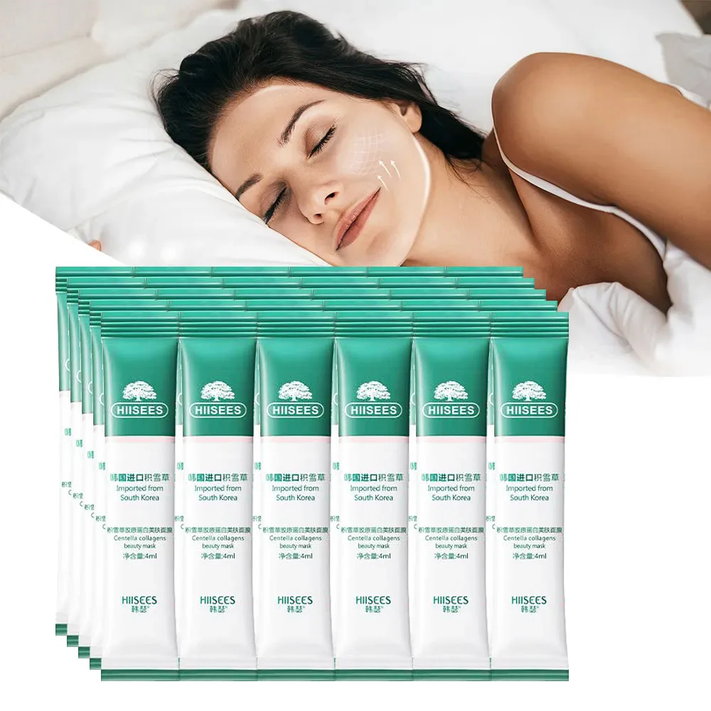 Korean Skincare Routine - 30 stücke Centella Kollagen Schlafen Gesichtsmasken