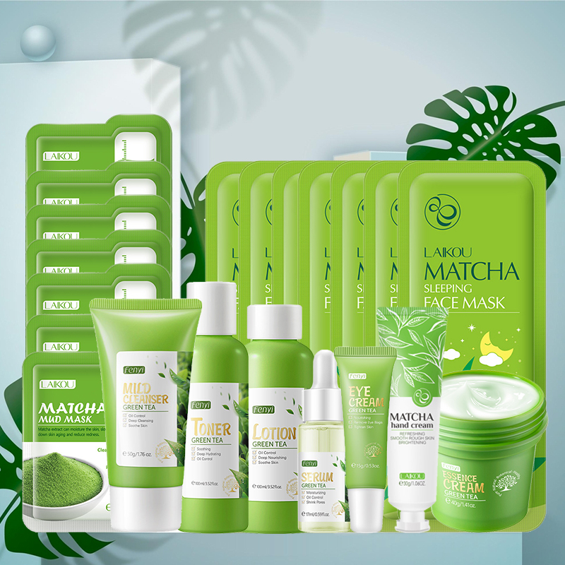 Grüntee-Hautpflege-Set Koreani – Korean Skincare Routine Bewertung und Preis