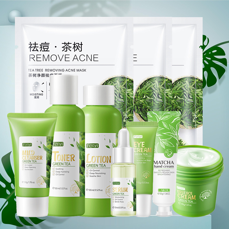 Gesichtspflege-Set Sakura / Gr – Korean Skincare Routine Bewertung und Preis